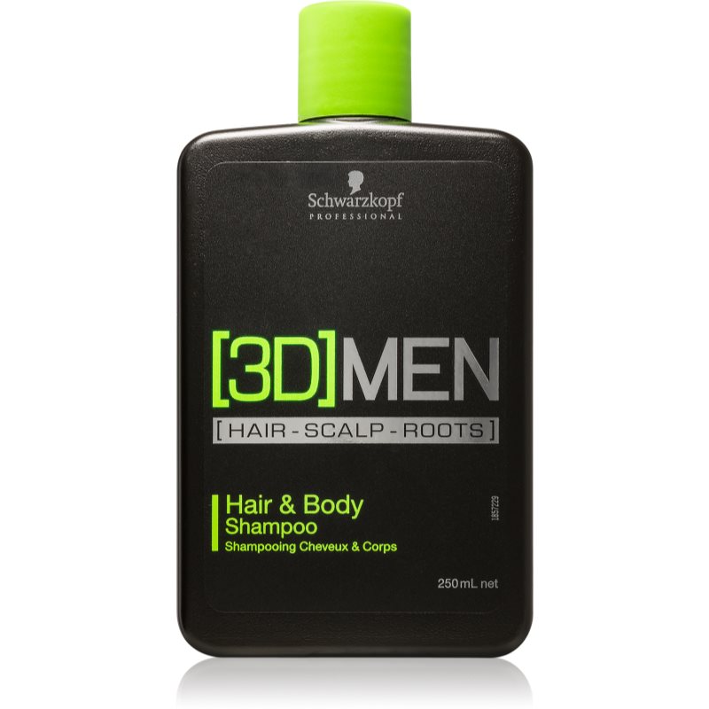 Schwarzkopf Professional [3D] MEN šampūnas ir dušo želė „du viename“ 250 ml