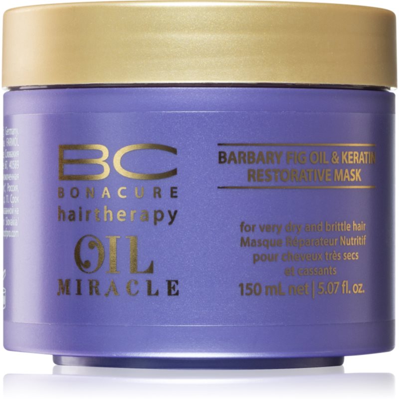 Schwarzkopf Professional BC Bonacure Oil Miracle Barbary Fig Oil plaukų kaukė labai sausiems ir pažeistiems plaukams 150 ml