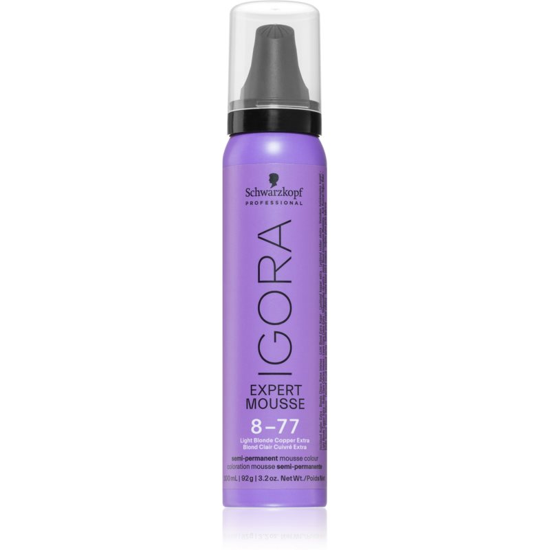 Schwarzkopf Professional IGORA Expert Mousse styling colour mousse for hair shade 8-77 Light Blonde 