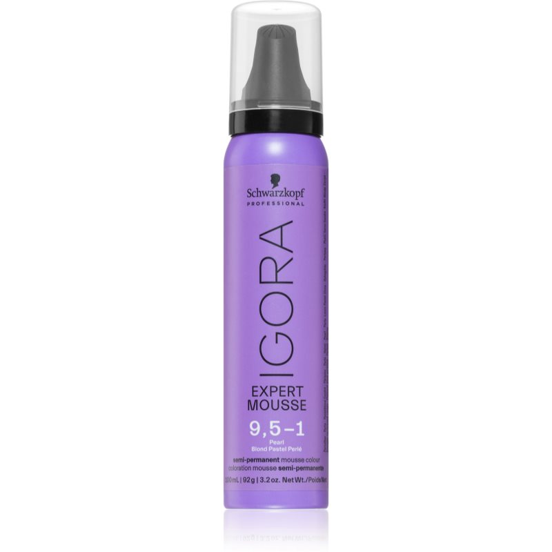 Schwarzkopf Professional IGORA Expert Mousse styling colour mousse for hair shade 9,5-1 Pearl 100 ml