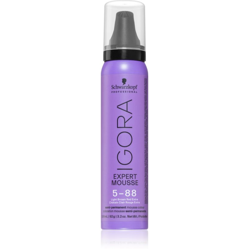 Schwarzkopf Professional IGORA Expert Mousse styling colour mousse for hair shade 5-88 Light Brown R