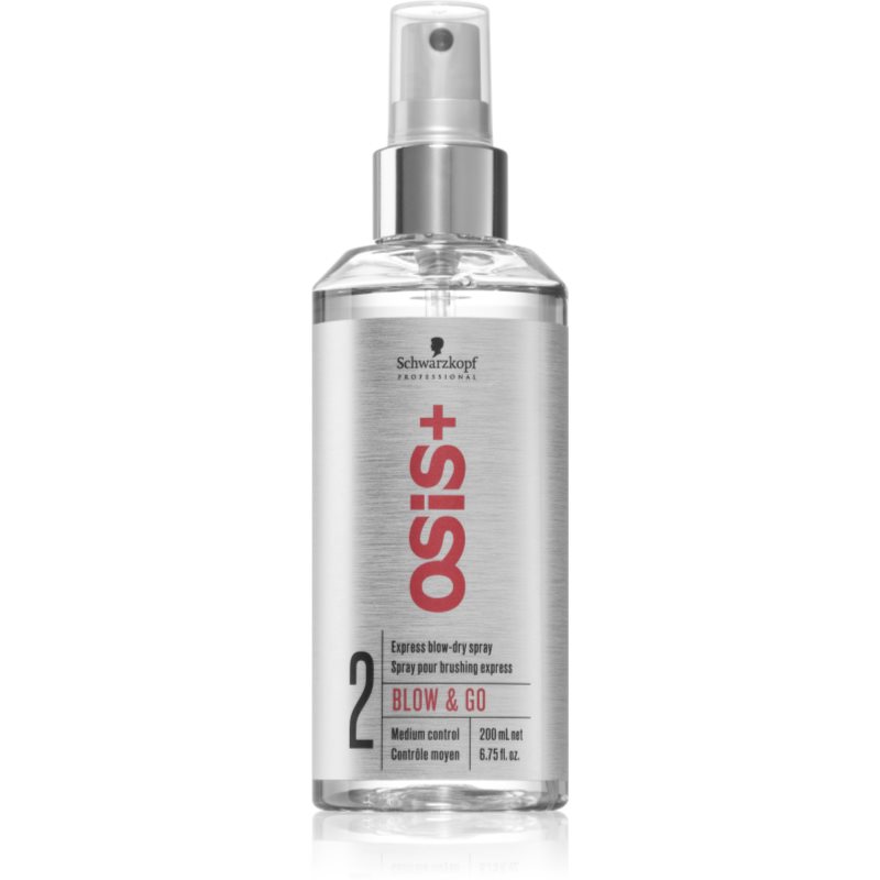 Schwarzkopf Professional Osis+ Blow & Go Spray für ein schnelleres Trocknen der Haare 200 ml