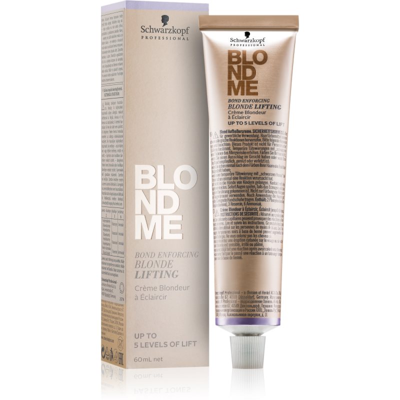 Schwarzkopf Professional Blondme Lifting lightening cream for blonde hair shade Ice-Irise 60 ml
