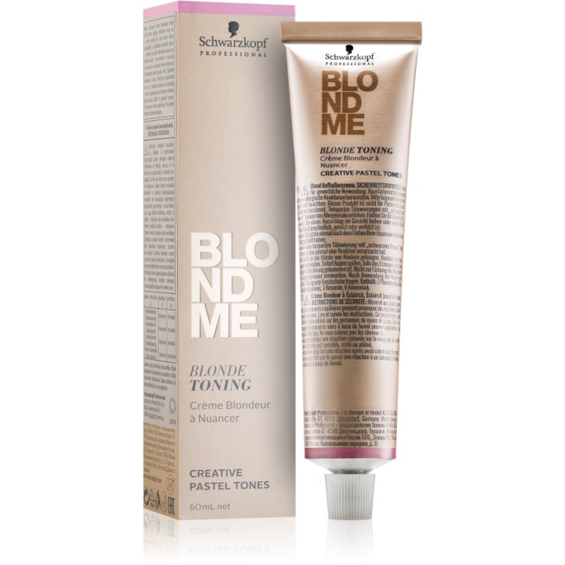 

Schwarzkopf Professional Blondme тонуючий крем для освітленого волосся відтінок T- Apricot