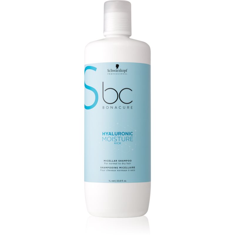 Schwarzkopf Professional BC Bonacure Hyaluronic Moisture Kick micelinis šampūnas sausiems plaukams 1000 ml