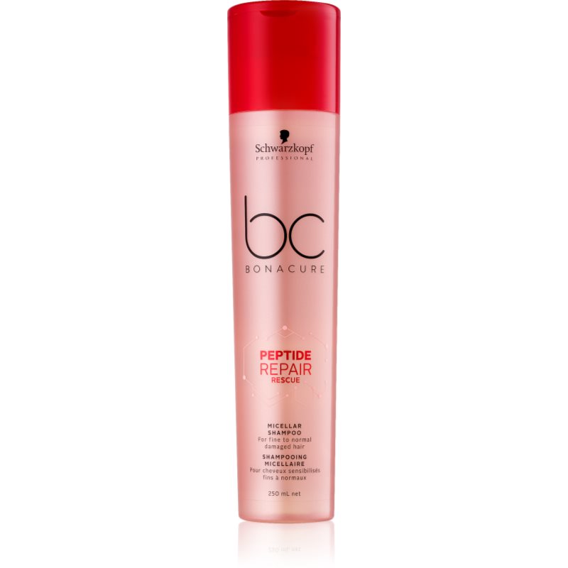 

Schwarzkopf Professional BC Bonacure Peptide Repair Rescue міцелярний шампунь для пошкодженого волосся