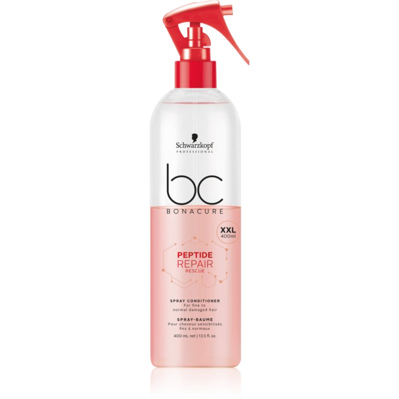Schwarzkopf Professional BC Bonacure Peptide Repair Rescue balsamo spray per capelli rovinati 400 ml