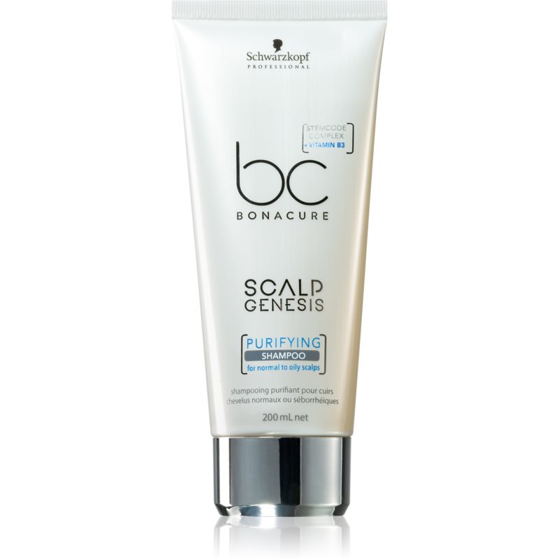 Schwarzkopf Professional BC Bonacure Scalp Genesis čistiaci šampón pre normálne až mastné vlasy 200 ml