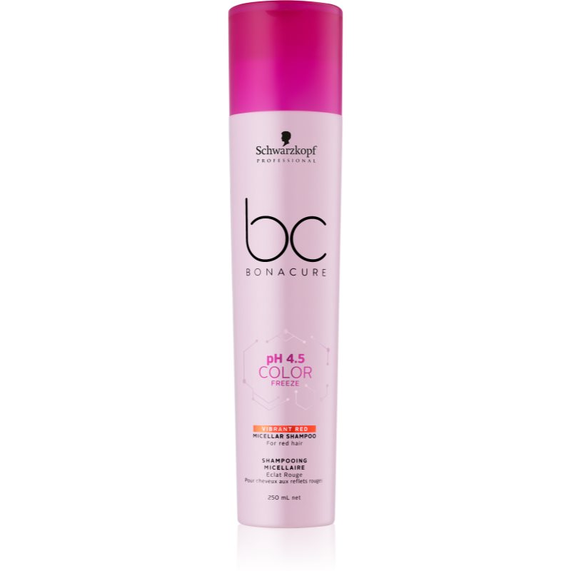 

Schwarzkopf Professional BC Bonacure pH 4,5 Color Freeze міцелярний шампунь для волосся червоних відтінків