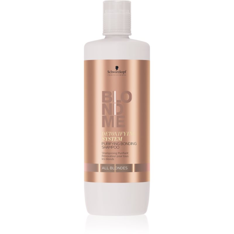 

Schwarzkopf Professional Blondme очищуючий детокс шампунь для всих типів блонд волосся