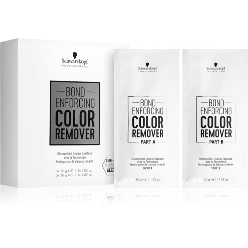 Schwarzkopf Professional Bond Enforcing Color Remover засіб для видалення фарби зі шкіри для освітлення волосся 10x30 гр