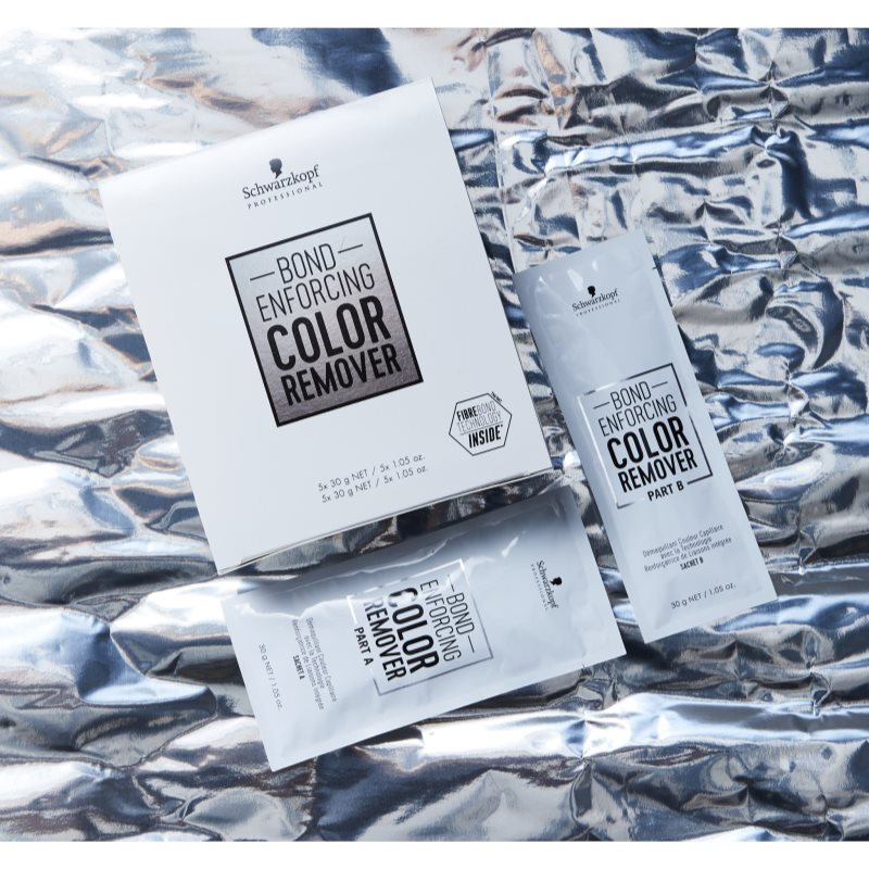 Schwarzkopf Professional Bond Enforcing Color Remover засіб для видалення фарби зі шкіри для освітлення волосся 10x30 гр