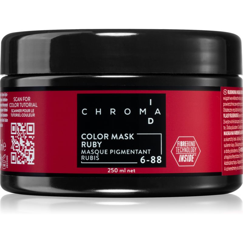 Schwarzkopf Professional Chroma ID бондінг-маска для фарбування волосся для всіх типів волосся 6-88 250 мл