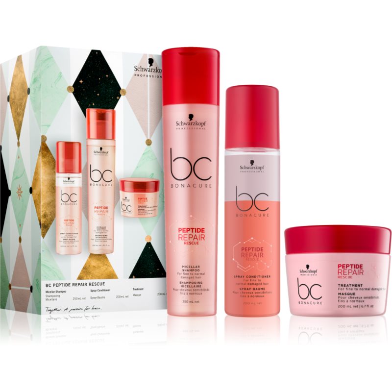 

Schwarzkopf Professional BC Bonacure Peptide Repair Rescue подарунковий набір (для тонкого та пошкодженного волосся)