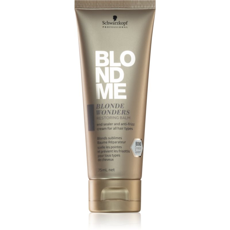 E-shop Schwarzkopf Professional Blondme Blonde Wonders obnovující balzám pro blond a melírované vlasy 75 ml