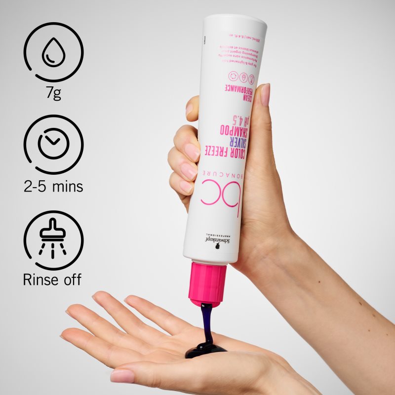 Schwarzkopf Professional BC Bonacure Color Freeze Silver stříbrný šampon pro blond a melírované vlasy 1000 ml (obrázek 4)