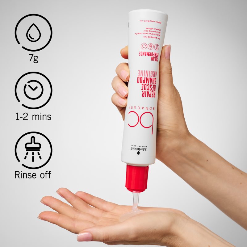 Schwarzkopf Professional BC Bonacure Repair Rescue šampon pro suché a poškozené vlasy 250 ml (obrázek 4)