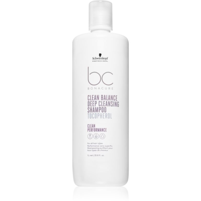 Schwarzkopf Professional BC Bonacure Clean Balance giliai valantis šampūnas 1000 ml