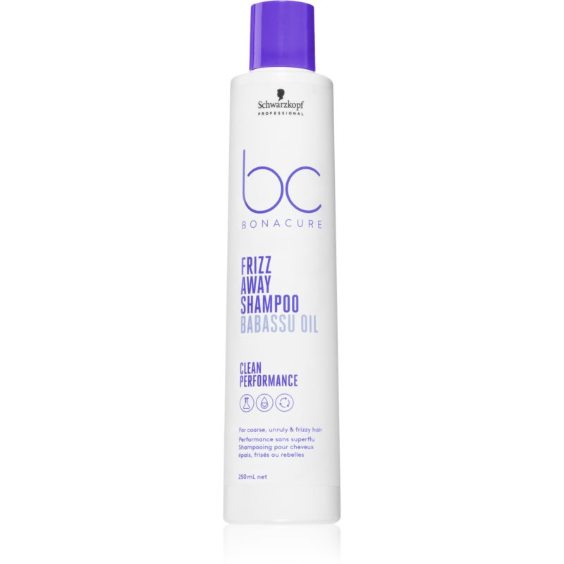 Schwarzkopf Professional BC Bonacure Frizz Away Shampoo shampoo for unruly and frizzy hair 250 ml
