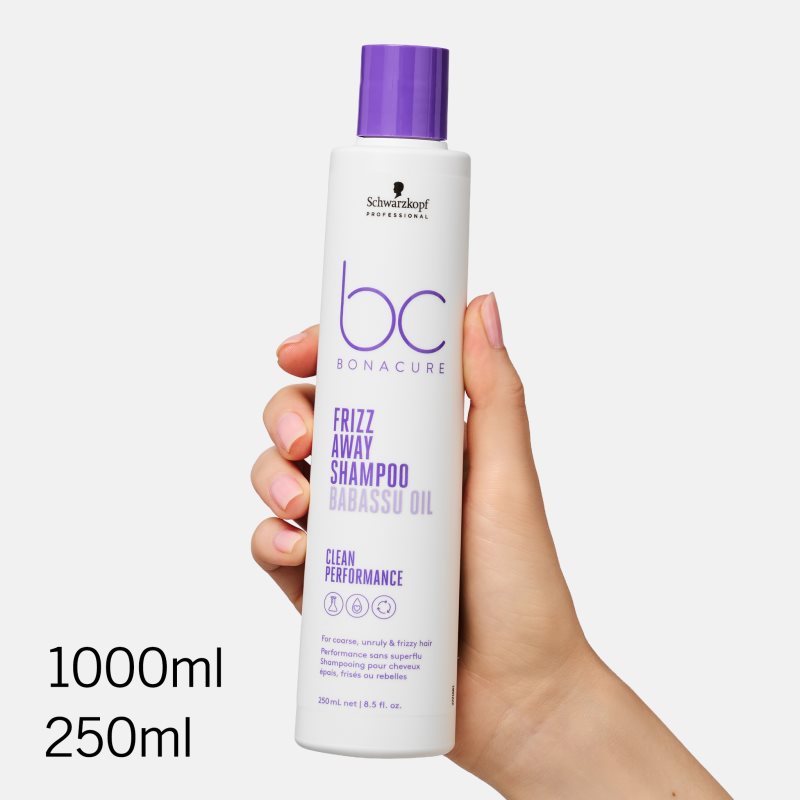 Schwarzkopf Professional BC Bonacure Frizz Away Shampoo šampon pro nepoddajné a krepatějící se vlasy 250 ml (obrázek 7)