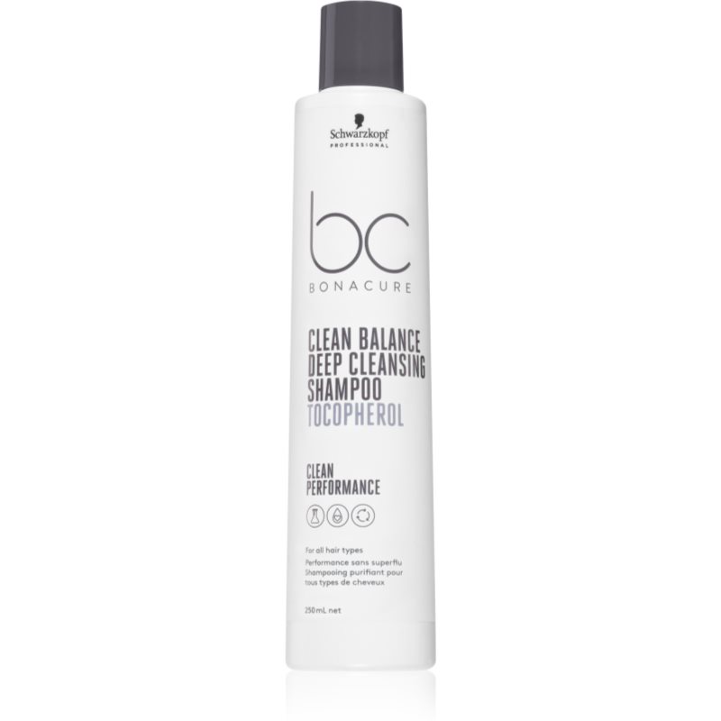 Schwarzkopf Professional BC Bonacure Clean Balance deep cleanse clarifying shampoo 250 ml
