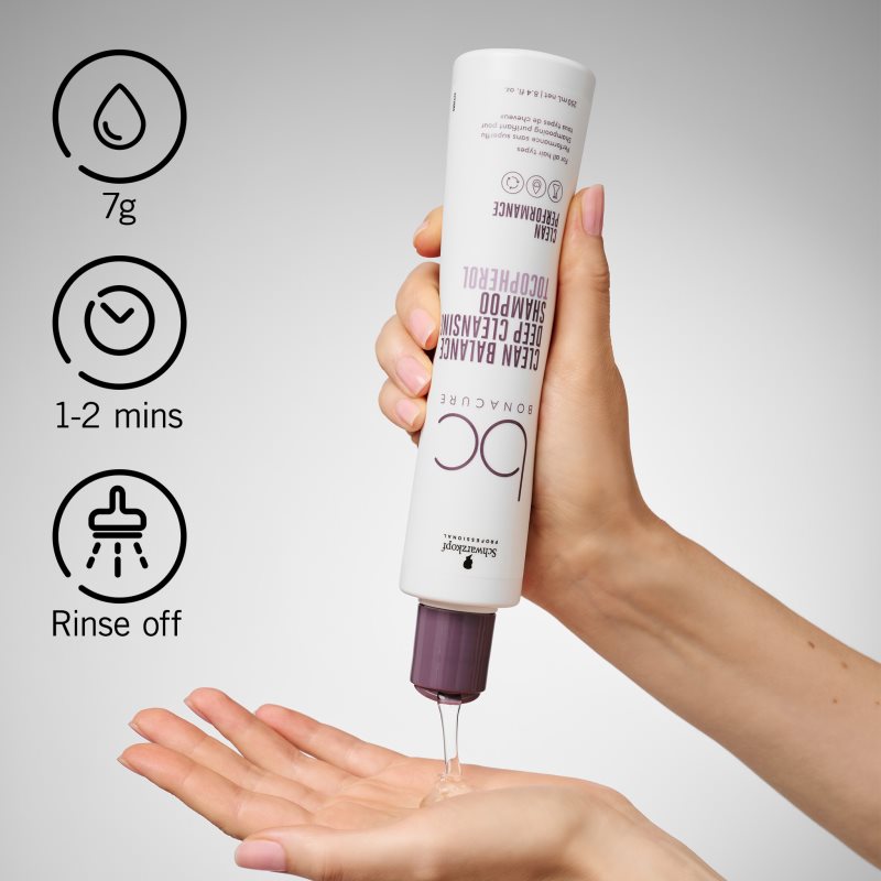 Schwarzkopf Professional BC Bonacure Clean Balance hloubkově čisticí šampon 250 ml (obrázek 4)
