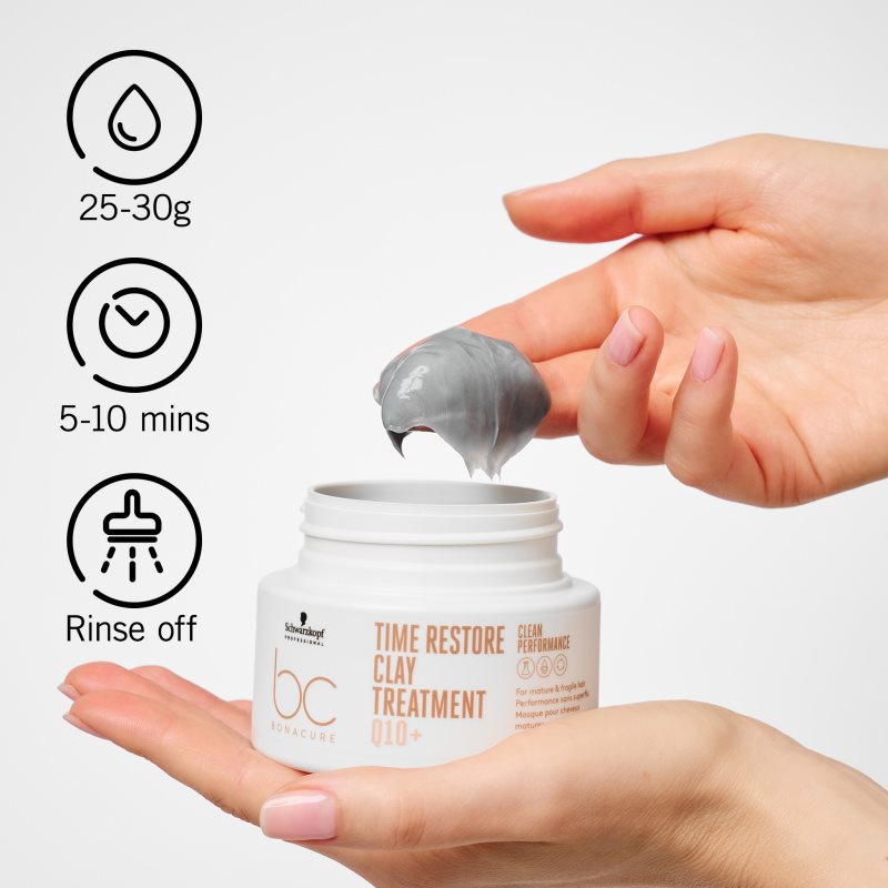 Schwarzkopf Professional BC Bonacure Time Restore jílová maska pro zralé vlasy 500 ml (obrázek 4)
