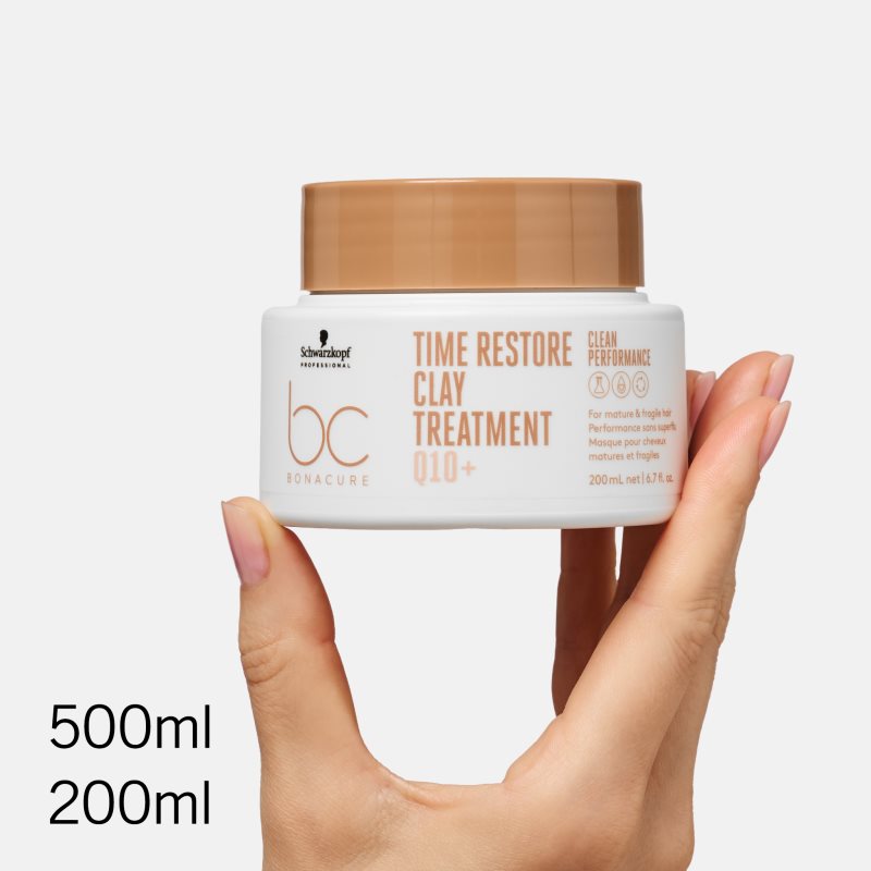 Schwarzkopf Professional BC Bonacure Time Restore jílová maska pro zralé vlasy 200 ml (obrázek 7)