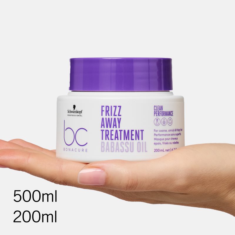 Schwarzkopf Professional BC Bonacure Frizz Away Treatment maska pro nepoddajné a krepatějící se vlasy 500 ml (obrázek 7)