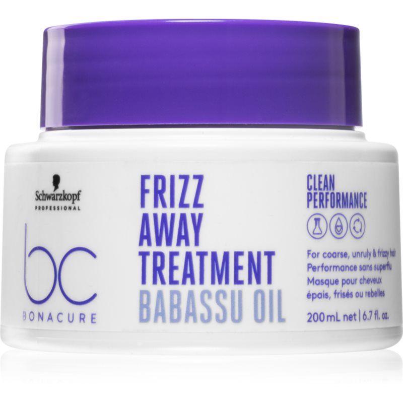 Schwarzkopf Professional BC Bonacure Frizz Away Treatment maska pre nepoddajné a krepovité vlasy 200 ml