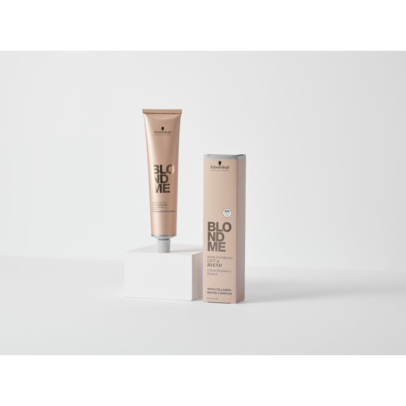 Schwarzkopf Professional Blondme Lift & Blend Lightening Cream For Blonde Hair Shade Brown Mahagony 60 Ml