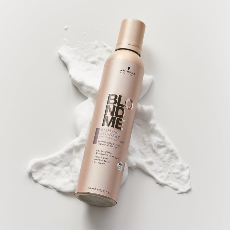 Schwarzkopf Professional Blondme Blonde Wonders Dry Shampoo Foam For Blondes And Highlighted Hair 300 Ml