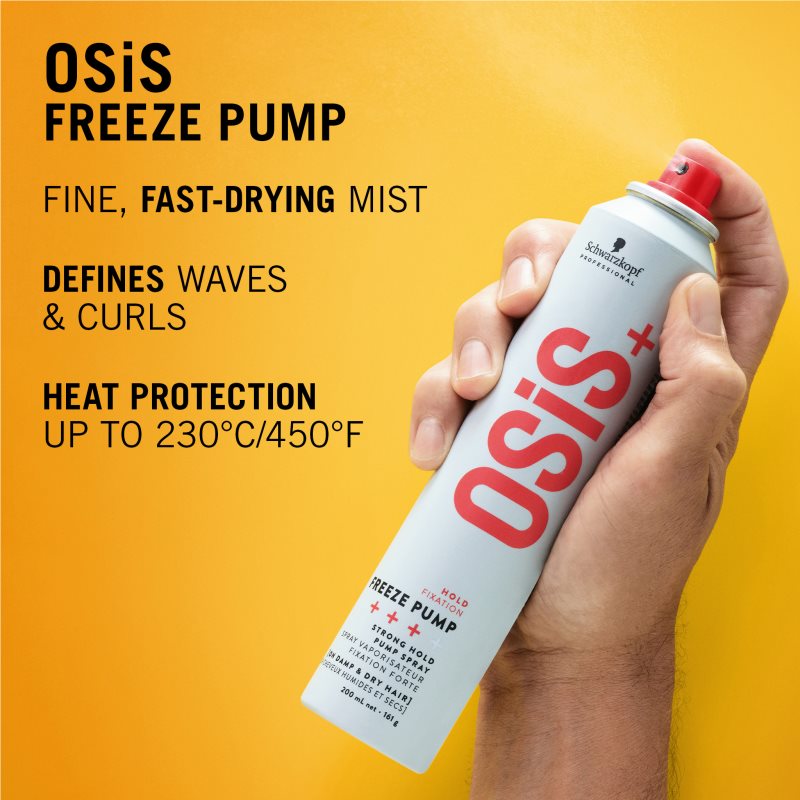 Schwarzkopf Professional Osis+ Freeze Pump Haarlack mit starker Fixierung 200 ml