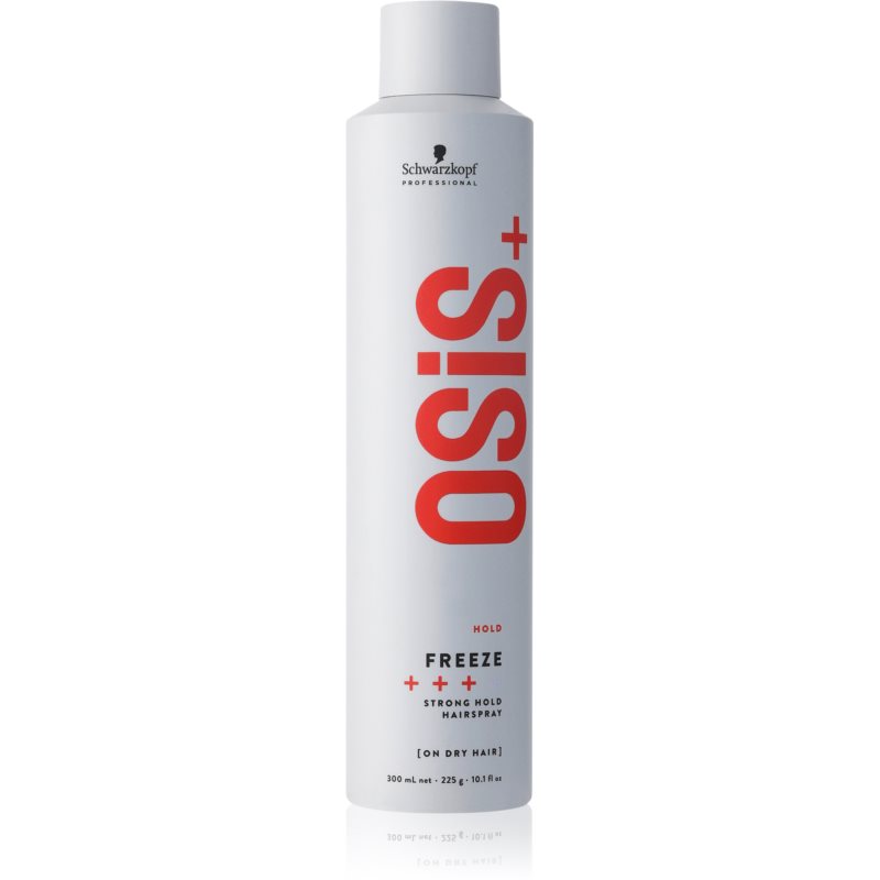 Schwarzkopf Professional Osis+ Freeze Strong-hold Hairspray 300 Ml