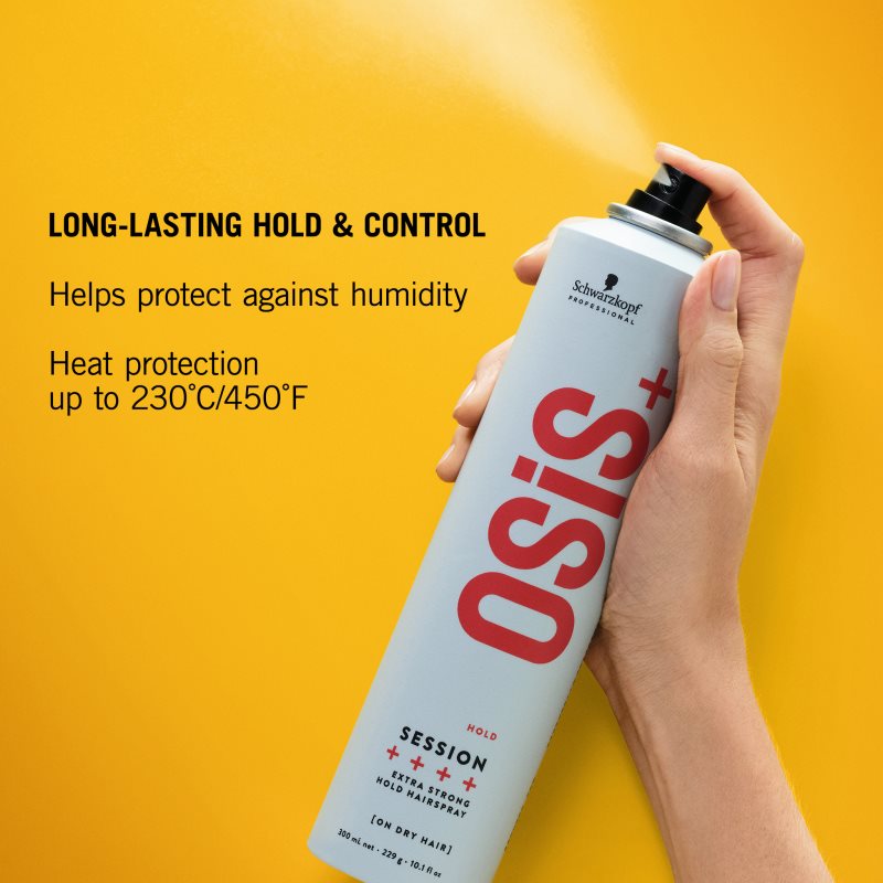 Schwarzkopf Professional Osis+ Session Haarspray mit extra starkem Halt 300 ml (Bild 5)