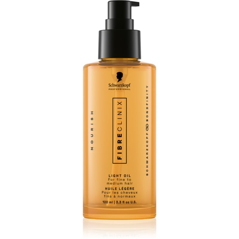 Schwarzkopf Professional Fibre Clinix Light Oil Olio leggero effetto nutriente 100 ml