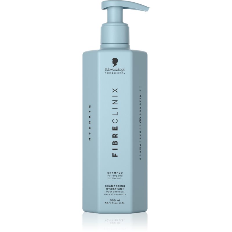 Schwarzkopf Professional Fibre Clinix Hydrate Shampoo shampoo idratante per capelli secchi 300 ml