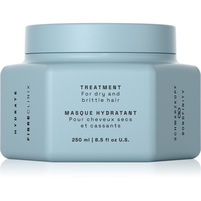 Schwarzkopf Professional Fibre Clinix Hydrate Treatment intenzívna hydratačná maska pre suché a slabé vlasy 250 ml
