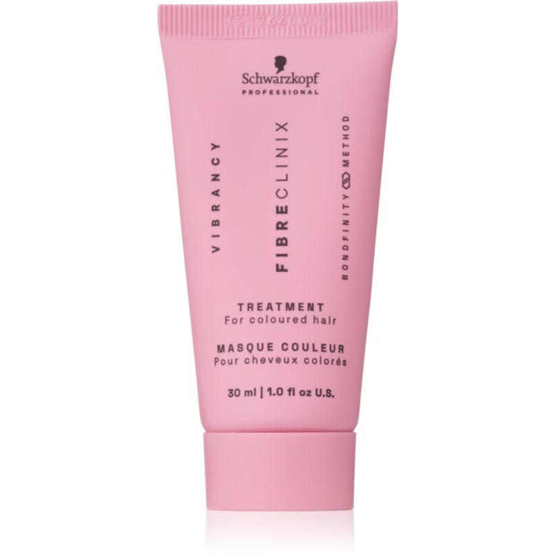 Schwarzkopf Professional Fibre Clinix Vibrancy Treatment regeneračná maska pre farbené vlasy 30 ml