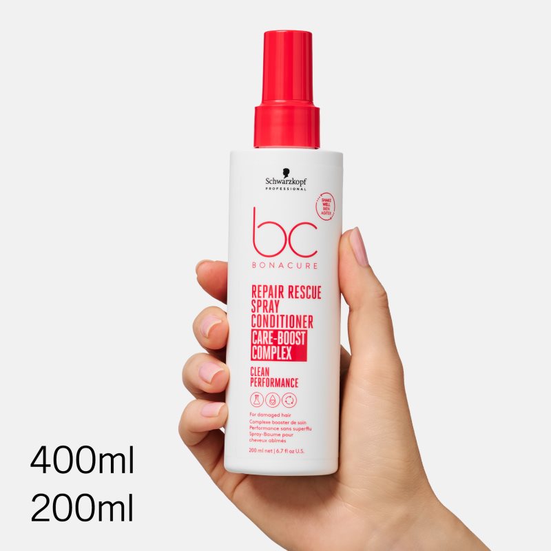 Schwarzkopf Professional BC Bonacure Repair Rescue bezoplachový kondicionér pro poškozené vlasy 200 ml (obrázek 7)