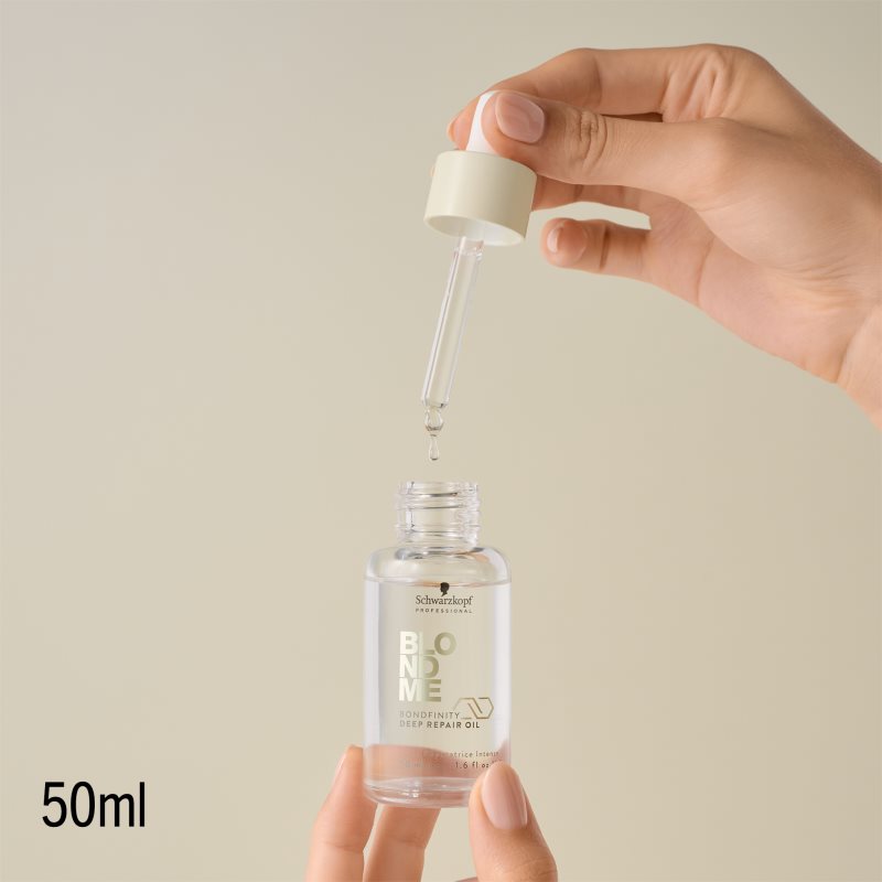 Schwarzkopf Professional Blondme Bondifity Deep Repair Oil tápláló olaj hajra 50 ml termék 2. képe