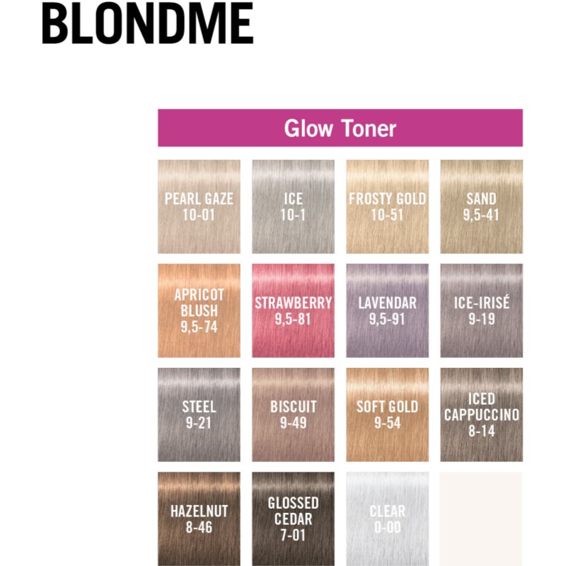 Schwarzkopf Professional Blondme Glow Toner Tönung-Haarfarbe Farbton Pearl Glaze 10-01 60 ml (Bild 6)