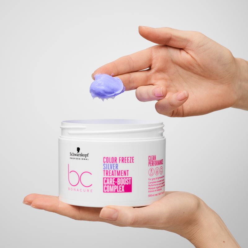 Schwarzkopf Professional BC Bonacure Color Freeze Silver pečující maska pro blond a melírované vlasy 500 ml (obrázek 3)