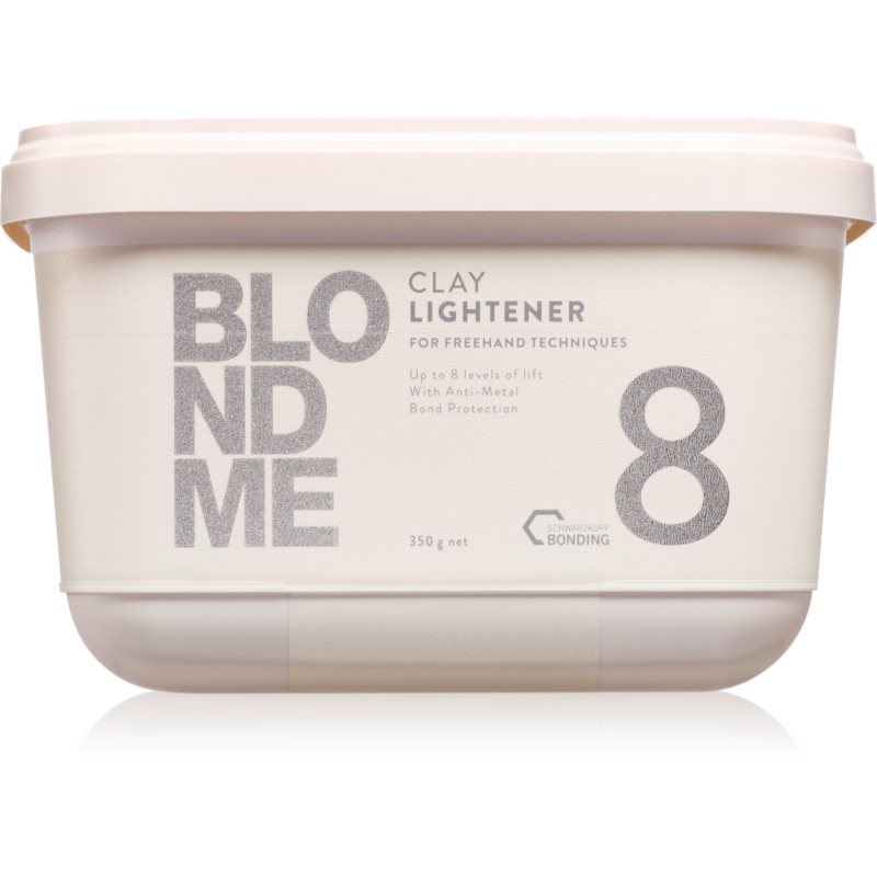 Schwarzkopf Professional Blondme Clay Lightener 8 aufhellendes Puder für blonde Haare 350 g