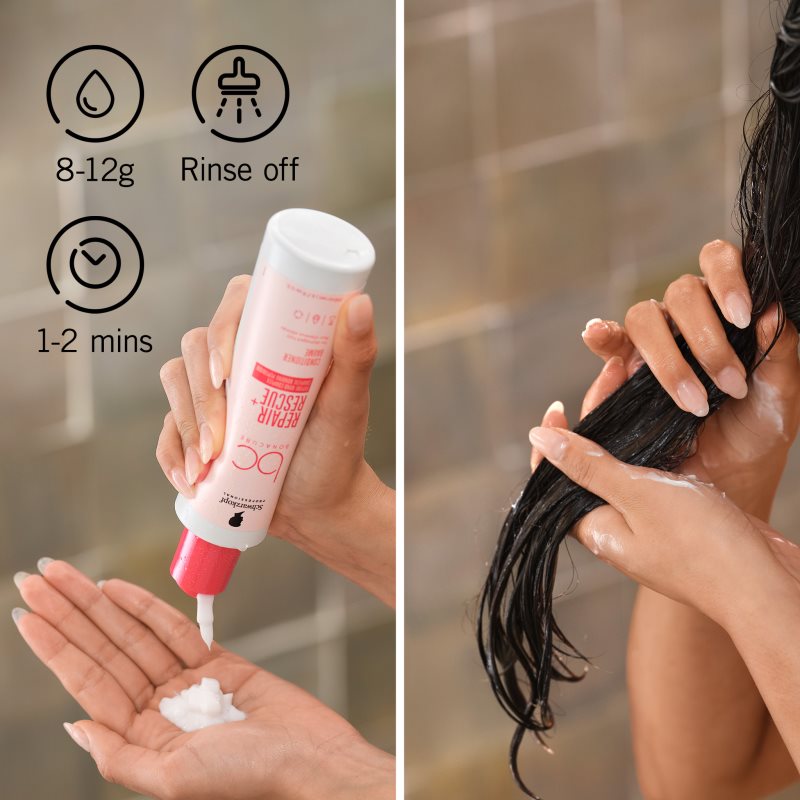 Schwarzkopf Professional BC Bonacure Repair Rescue+ intenzívny kondicionér pre poškodené vlasy 200 ml (obrázok 6)