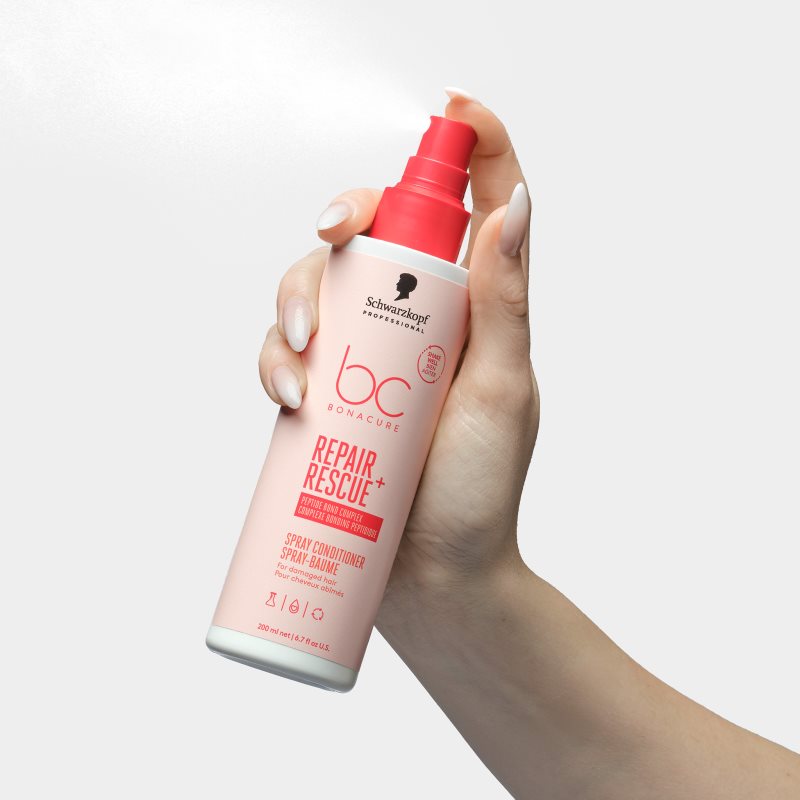 Schwarzkopf Professional BC Bonacure Repair Rescue+ bezoplachový kondicionér pre poškodené vlasy 200 ml (obrázok 3)