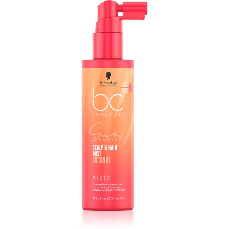 Schwarzkopf Professional BC Bonacure Sun Protect Scalp & Hair Mist защитен спрей за третирана коса и скалп SPF 20 100 мл.