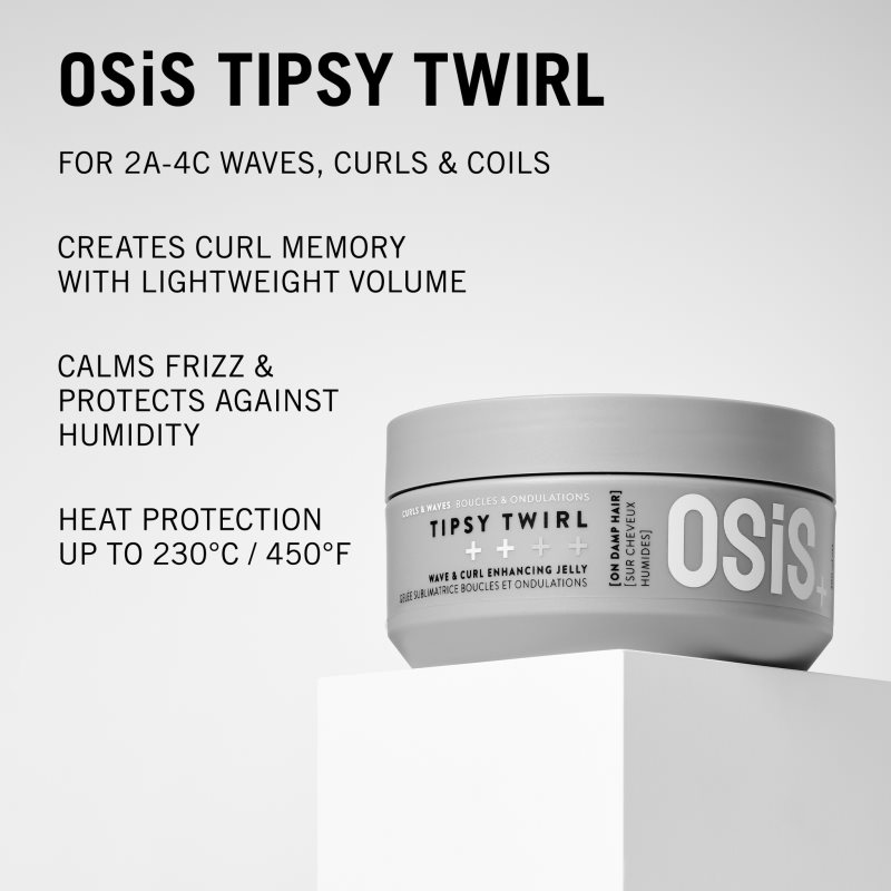Schwarzkopf Professional Osis+ Tipsy Twirl gél na vlasy pre vlnité a kučeravé vlasy 300 ml (obrázok 4)