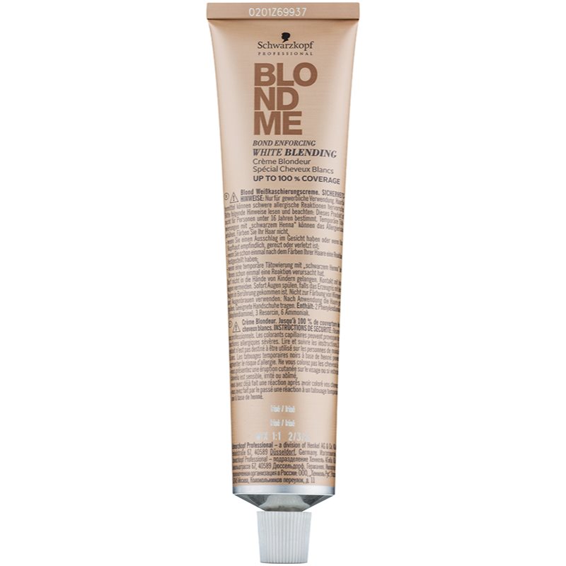 

Schwarzkopf Professional Blondme освітлюючий крем для сивого волосся відтінок Ice