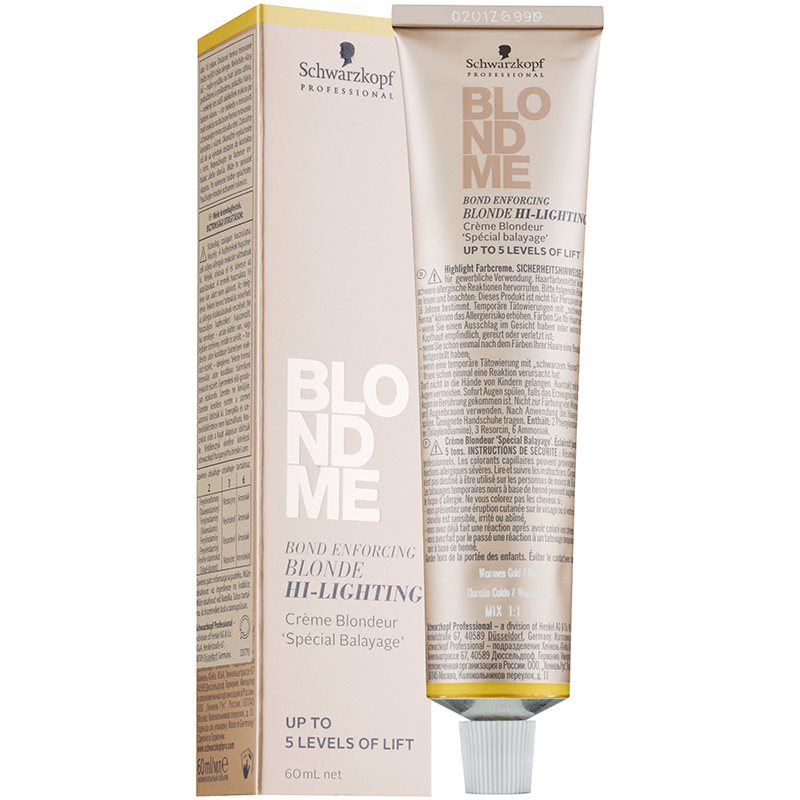 

Schwarzkopf Professional Blondme освітлююча крем відтінок Warm Gold